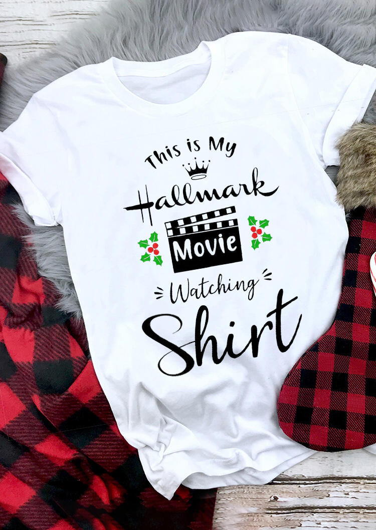 Tees T-shirts This Is My Hallmark Christmas Movie Watching T-Shirt Tee - White. Size: S,M
Tees T-shirts This Is My Hallmark Christmas Movie Watching T-Shirt Tee - White. Size: S,M