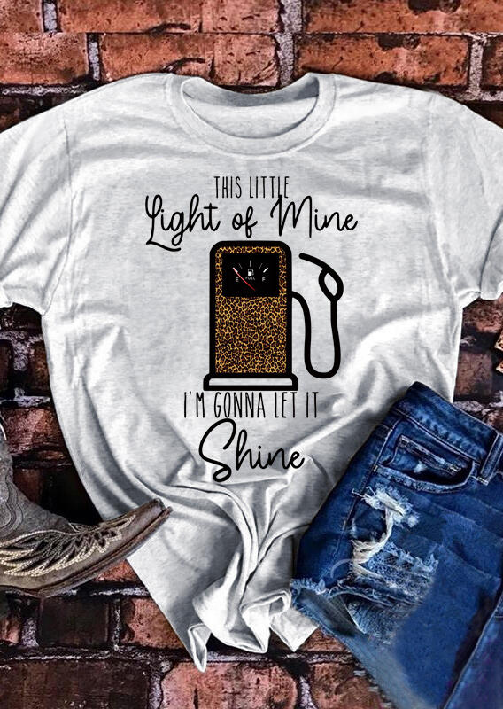 Tees T-shirts Leopard This Little Light of Mine T-Shirt Tee in Light Grey. Size
Tees T-shirts Leopard This Little Light of Mine T-Shirt Tee in Light Grey. Size