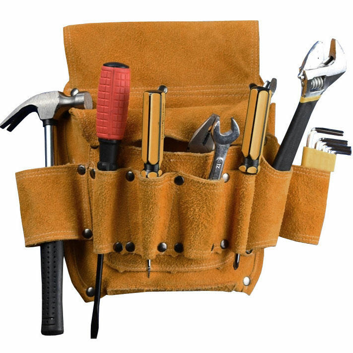 Outdoor Products Multifunctional Leather Electrician Tool Pouch Bag. Size, Khaki
Outdoor Products Multifunctional Leather Electrician Tool Pouch Bag. Size, Khaki