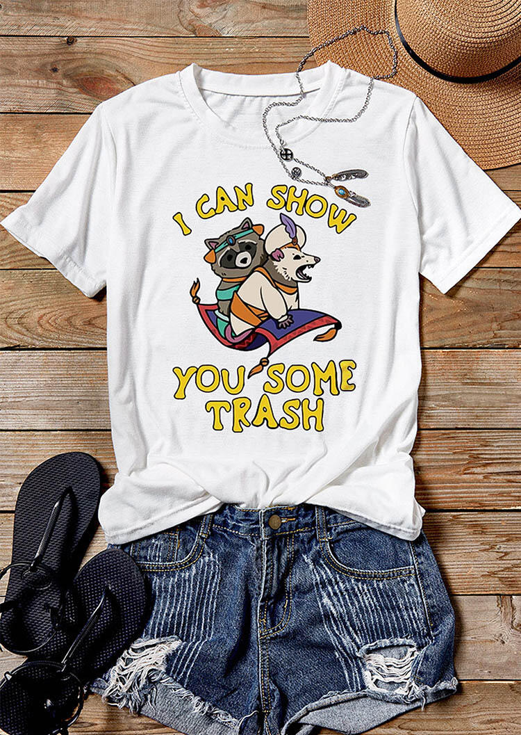 Tees T-shirts Presale - I Can Show You Some Trash T-Shirt Tee without Necklace - White. Size: S,M,,XL
Tees T-shirts Presale - I Can Show You Some Trash T-Shirt Tee without Necklace - White. Size: S,M,,XL