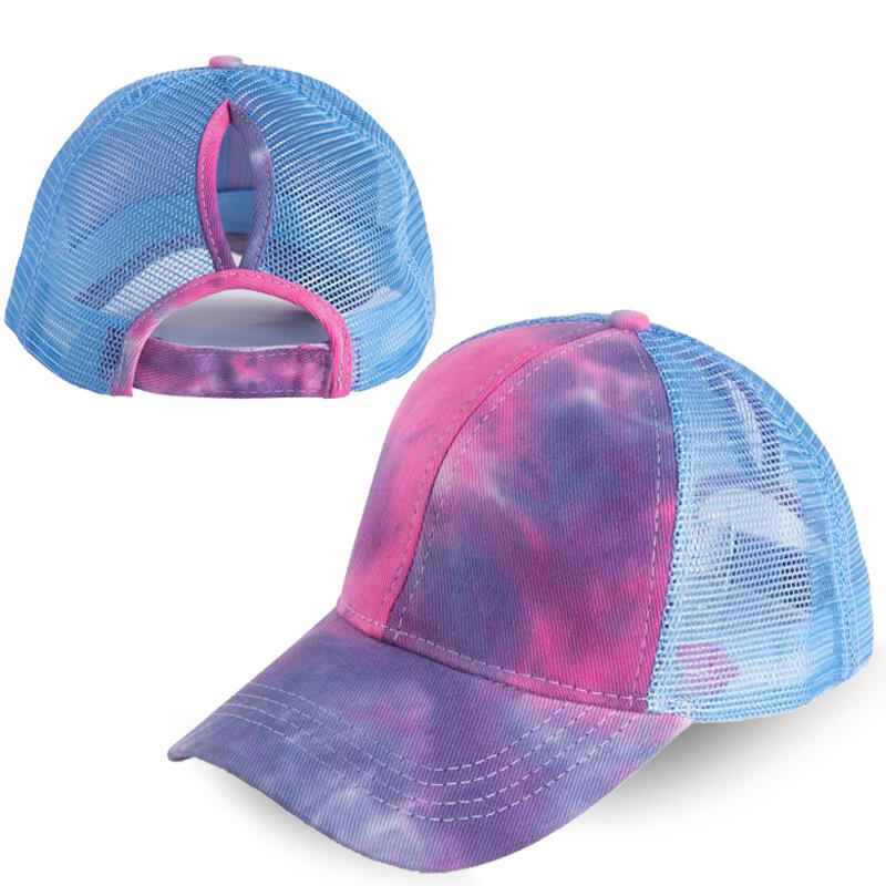 Tie Dye Mesh Splicing Hollow Out Baseball Cap, Black;rose red;light blue, 477180
Tie Dye Mesh Splicing Hollow Out Baseball Cap, Black;rose red;light blue, 477180