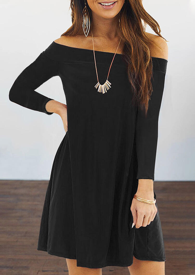 Mini Dresses Presale - Off Shoulder Long Sleeve Mini Dress in Black. Size: S,M,,XL
Mini Dresses Presale - Off Shoulder Long Sleeve Mini Dress in Black. Size: S,M,,XL