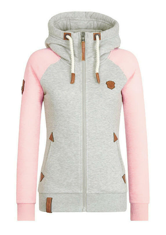 Color Block Splicing Drawstring Pocket Zipper Hoodie, Gray;dark grey;light blue, 158991
Color Block Splicing Drawstring Pocket Zipper Hoodie, Gray;dark grey;light blue, 158991