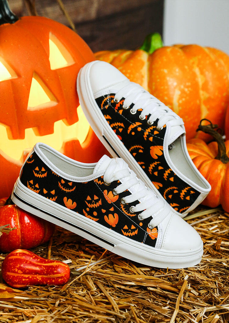 Sneakers Halloween Pumpkin Lace Up Flat Canvas Sneakers in Multicolor. Size: ,38
Sneakers Halloween Pumpkin Lace Up Flat Canvas Sneakers in Multicolor. Size: ,38