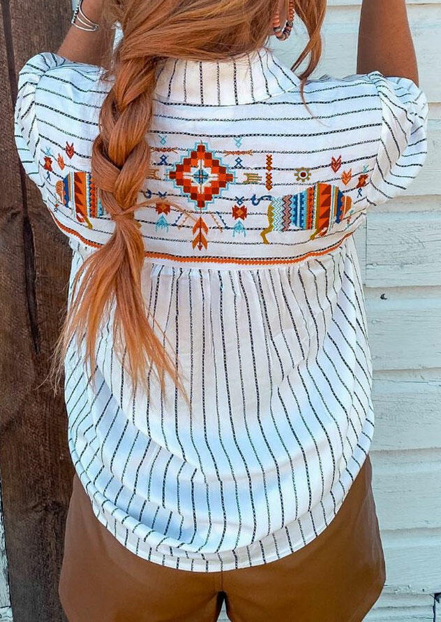 Shirts Striped Aztec Geometric Arrow Button Long Sleeve Shirt in Stripe. Size
Shirts Striped Aztec Geometric Arrow Button Long Sleeve Shirt in Stripe. Size