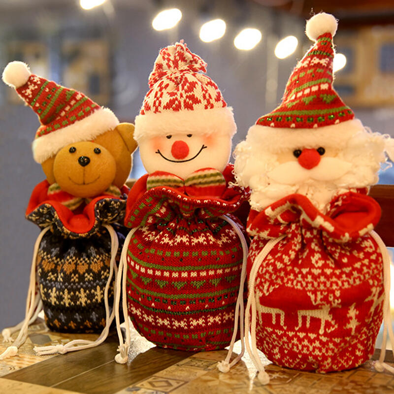 Christmas Decoration Christmas Children's Gift Bag Candy Apple Knitted Bag in Pattern3. Size
Christmas Decoration Christmas Children's Gift Bag Candy Apple Knitted Bag in Pattern3. Size