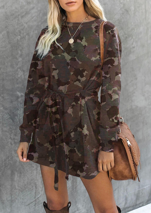 Mini Dresses Camouflage Tie Mini Sweatshirt Dress Without Necklace in Camouflage. Size
Mini Dresses Camouflage Tie Mini Sweatshirt Dress Without Necklace in Camouflage. Size