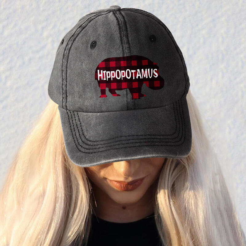 Hats Hippopotamus Buffalo Plaid Criss-Cross Hollow Out Baseball Cap in Dark Grey. Size
Hats Hippopotamus Buffalo Plaid Criss-Cross Hollow Out Baseball Cap in Dark Grey. Size