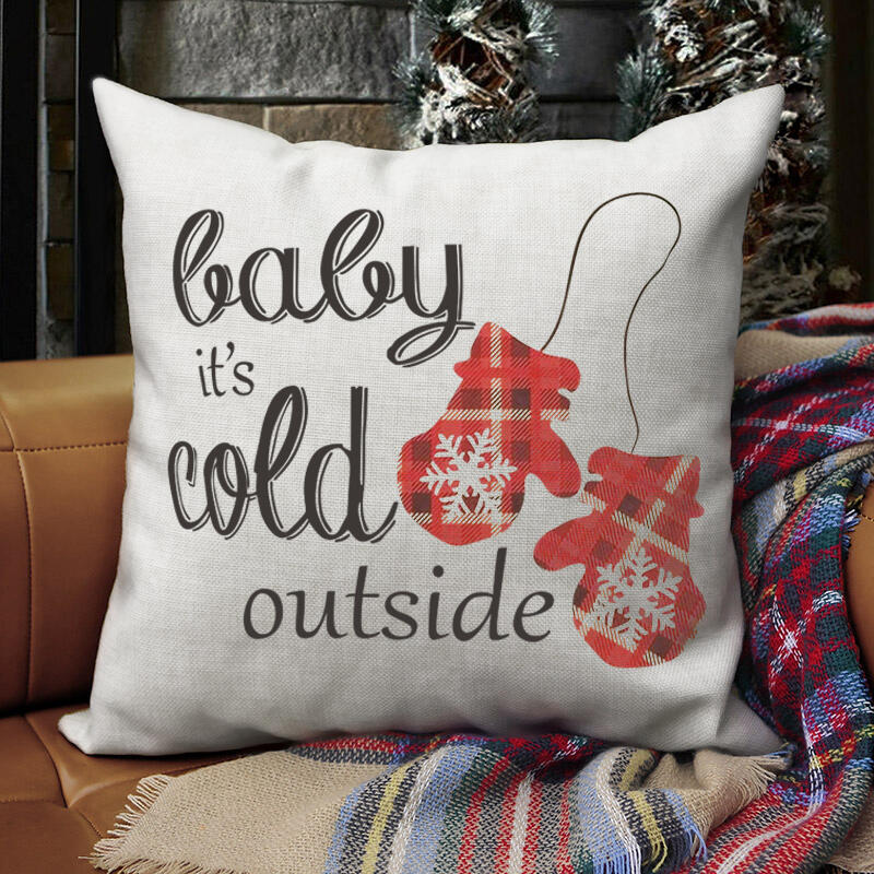 Christmas Snowflake Baby It's Cold Outside Pillowcase without Pillow, Beige, 487623
Christmas Snowflake Baby It's Cold Outside Pillowcase without Pillow, Beige, 487623