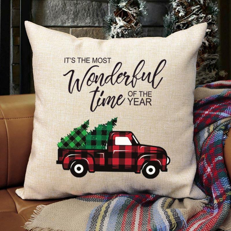 Christmas Buffalo Plaid Truck Reindeer Snowflake Pillowcase without Pillow, Pattern1;pattern2, 487637
Christmas Buffalo Plaid Truck Reindeer Snowflake Pillowcase without Pillow, Pattern1;pattern2, 487637