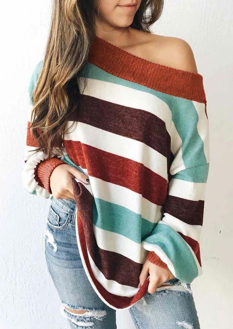 Sweatshirts Colorful Striped Color Block Pullover Sweatshirt in Multicolor. Size
Sweatshirts Colorful Striped Color Block Pullover Sweatshirt in Multicolor. Size