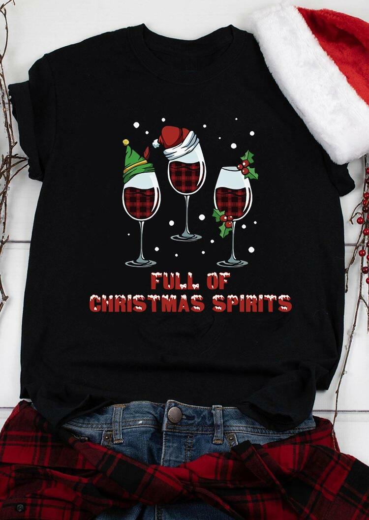 T-shirts Tees Wine Full Of Christmas Spirit Buffalo Plaid T-Shirt Tee in Black. Size
T-shirts Tees Wine Full Of Christmas Spirit Buffalo Plaid T-Shirt Tee in Black. Size