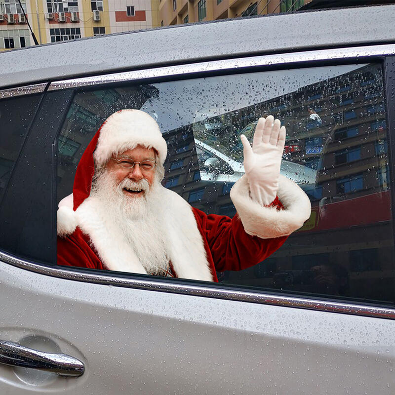 Christmas Decoration Christmas Decoration Hand Waving Santa Claus Car Sticker Decal in Pattern2. Size
Christmas Decoration Christmas Decoration Hand Waving Santa Claus Car Sticker Decal in Pattern2. Size