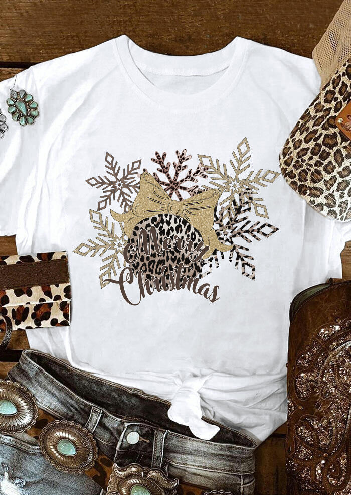 T-shirts Tees Merry Christmas Leopard Ball Snowflake T-Shirt Tee in Beige. Size: ,XL
T-shirts Tees Merry Christmas Leopard Ball Snowflake T-Shirt Tee in Beige. Size: ,XL