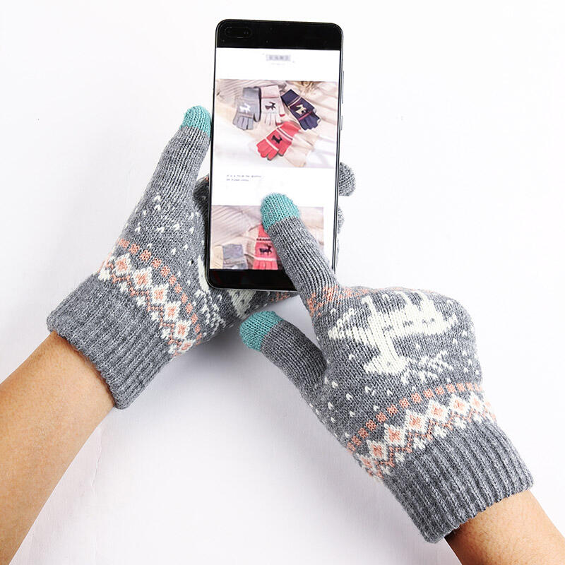 Gloves Christmas Reindeer Winter Warm Touch Screen Knitted Gloves in Rose Red. Size
Gloves Christmas Reindeer Winter Warm Touch Screen Knitted Gloves in Rose Red. Size