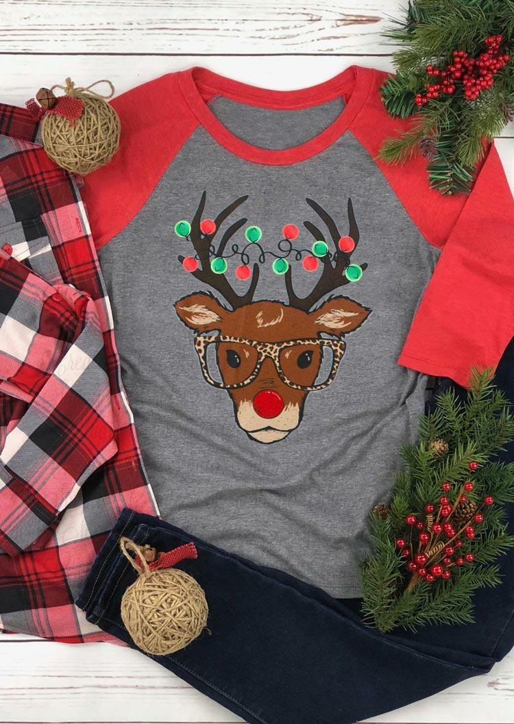 T-shirts Tees Christmas Reindeer Leopard Glasses O-Neck T-Shirt Tee in Red. Size: ,XL
T-shirts Tees Christmas Reindeer Leopard Glasses O-Neck T-Shirt Tee in Red. Size: ,XL