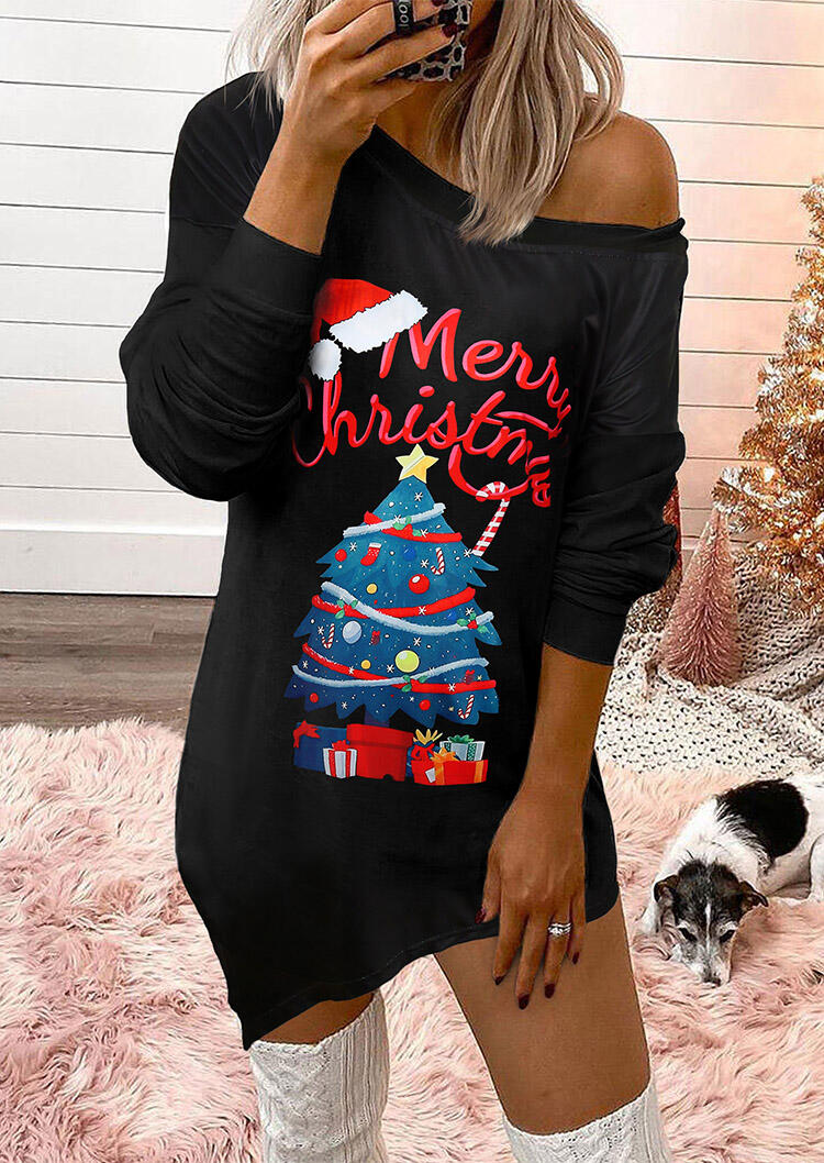 Mini Dresses Merry Christmas Trees Asymmetric Off Shoulder Mini Dress in Black. Size: ,L,XL
Mini Dresses Merry Christmas Trees Asymmetric Off Shoulder Mini Dress in Black. Size: ,L,XL