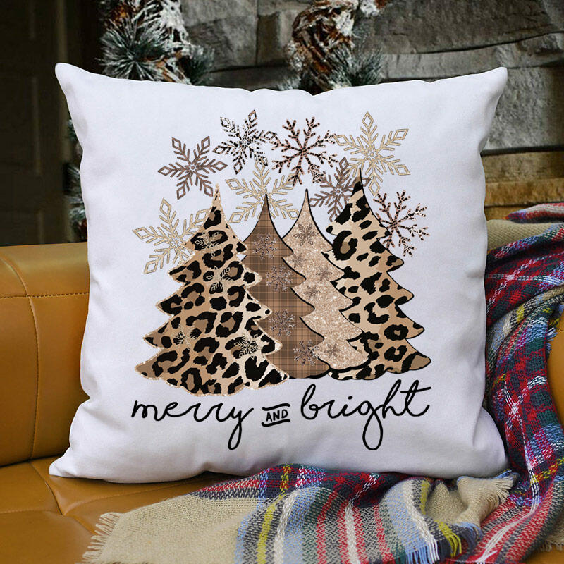 Christmas Decoration Leopard Christmas Tree Snowflake Merry And Bright Pillowcase without Pillow in Leopard. Size
Christmas Decoration Leopard Christmas Tree Snowflake Merry And Bright Pillowcase without Pillow in Leopard. Size