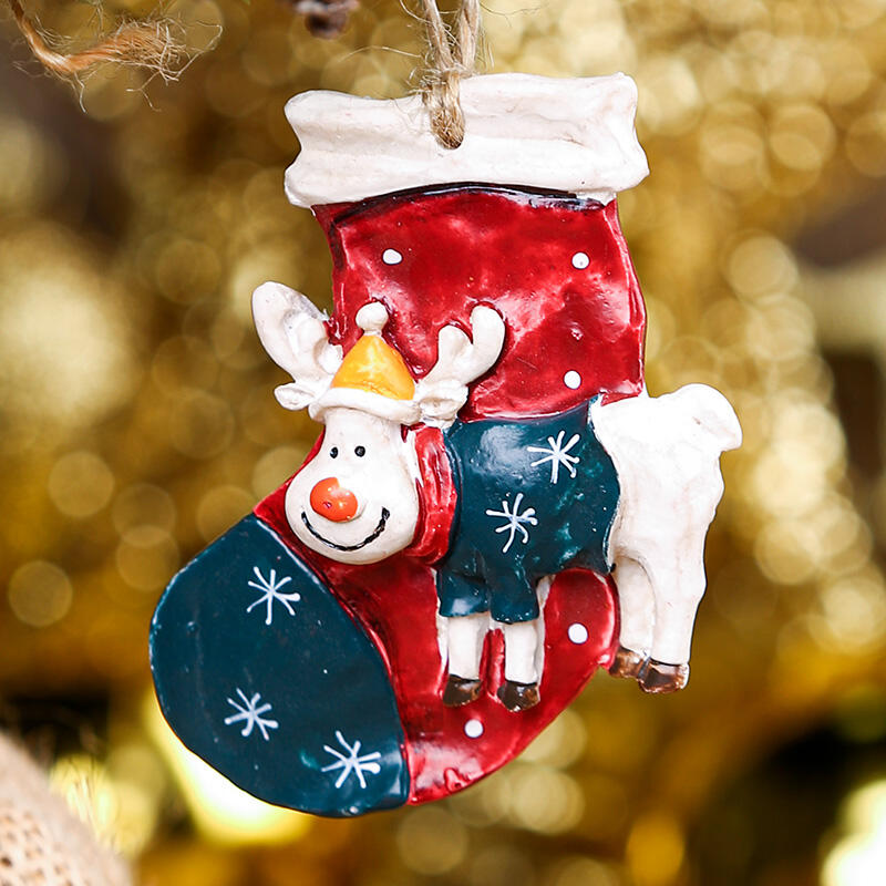 Christmas Decoration Sled Reindeer Sock Christmas Tree Hanging Ornament in Green. Size
Christmas Decoration Sled Reindeer Sock Christmas Tree Hanging Ornament in Green. Size