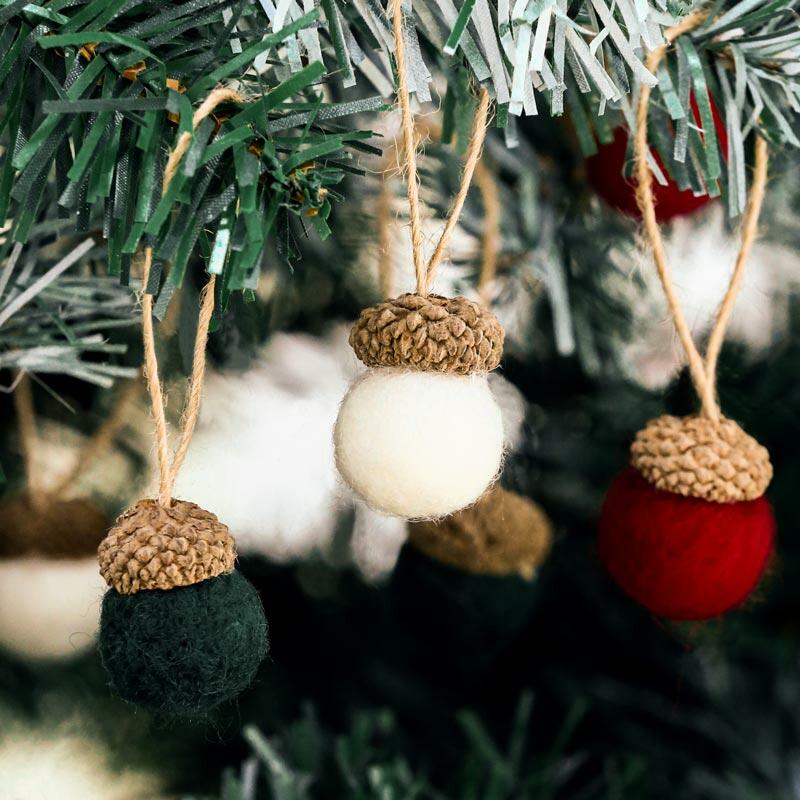 Christmas Decoration 6Pcs Acorn Plush Christmas Tree Hanging Ornament in Red. Size
Christmas Decoration 6Pcs Acorn Plush Christmas Tree Hanging Ornament in Red. Size