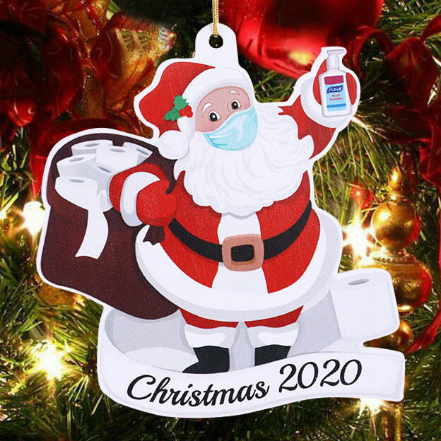 Christmas Decoration Christmas 2020 Santa Claus Wooden Hanging Ornament in Multicolor. Size
Christmas Decoration Christmas 2020 Santa Claus Wooden Hanging Ornament in Multicolor. Size