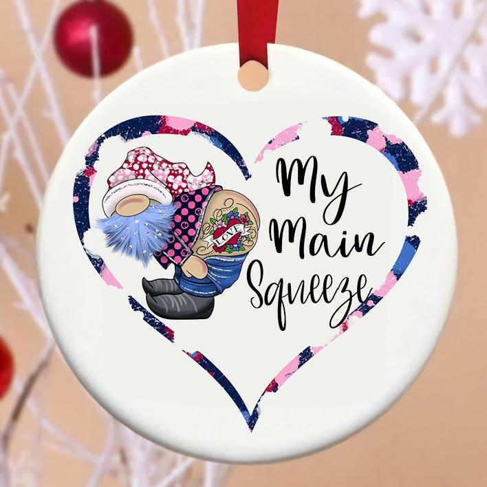 Valentine's Day Gift Valentine Gnome Heart My Main Squeeze Hanging Ornament in White. Size
Valentine's Day Gift Valentine Gnome Heart My Main Squeeze Hanging Ornament in White. Size