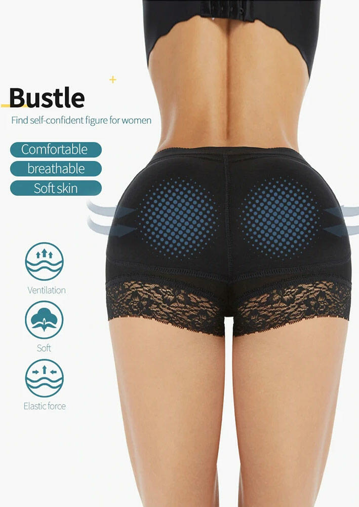 Shapewear Lace Splicing Butt Lifter Tummy Slimming Shaper Panties in Black. Size
Shapewear Lace Splicing Butt Lifter Tummy Slimming Shaper Panties in Black. Size