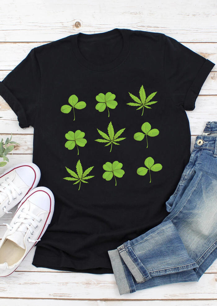 T-shirts Tees St. Patrick's Day Lucky Shamrock Leaf T-Shirt Tee in Black. Size: ,L
T-shirts Tees St. Patrick's Day Lucky Shamrock Leaf T-Shirt Tee in Black. Size: ,L
