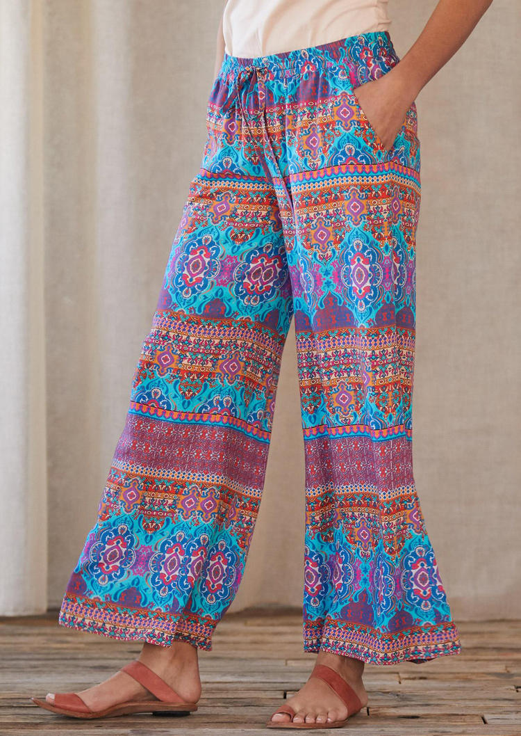 Pants Vintage Mandala Floral Pocket Drawstring Wide Leg Pants in Multicolor. Size: ,M,L,XL
Pants Vintage Mandala Floral Pocket Drawstring Wide Leg Pants in Multicolor. Size: ,M,L,XL