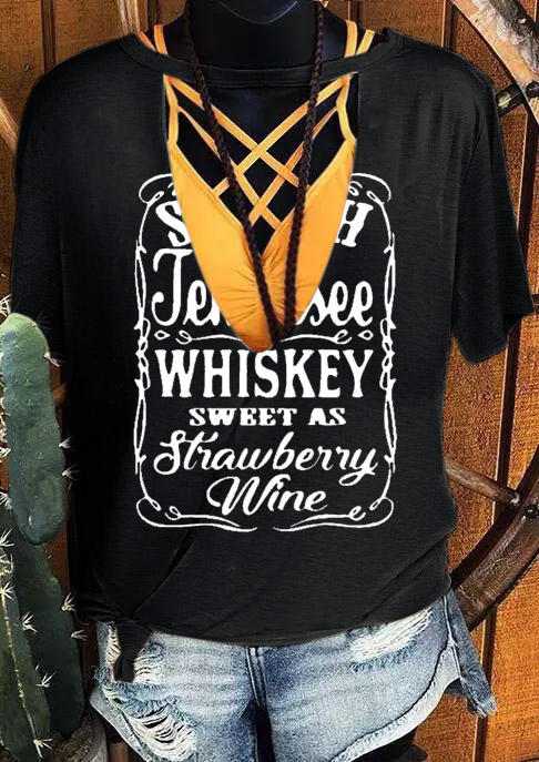 Blouses Tennessee Whiskey Sweet As Strawberry Wine Blouse without Camisole in Black. Size
Blouses Tennessee Whiskey Sweet As Strawberry Wine Blouse without Camisole in Black. Size