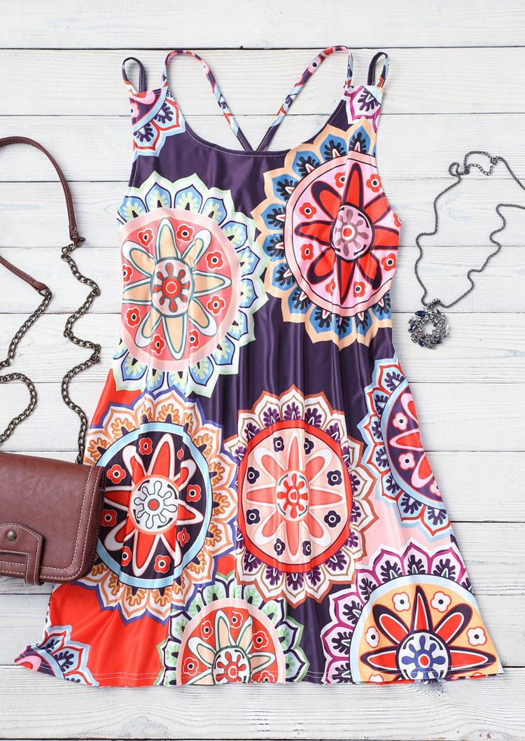 Mini Dresses Mandala Criss-Cross Open Back Spaghetti Strap Mini Dress in Multicolor. Size: ,XL
Mini Dresses Mandala Criss-Cross Open Back Spaghetti Strap Mini Dress in Multicolor. Size: ,XL