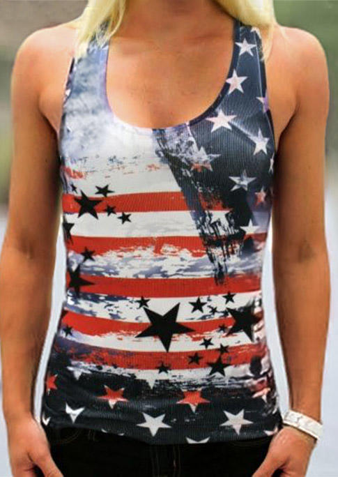 Tank Tops American Flag Star Striped Racerback Casual Tank Top in Multicolor. Size
Tank Tops American Flag Star Striped Racerback Casual Tank Top in Multicolor. Size