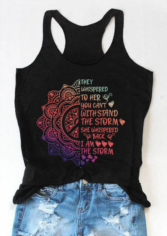 Tank Tops They Whispered To Her Gradient Mandala Racerback Tank Top in Black. Size
Tank Tops They Whispered To Her Gradient Mandala Racerback Tank Top in Black. Size