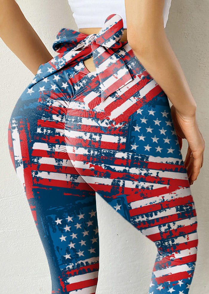Activewear American Flag Star Striped Bowknot Activewear Leggings in Multicolor. Size: ,M,L,XL
Activewear American Flag Star Striped Bowknot Activewear Leggings in Multicolor. Size: ,M,L,XL
