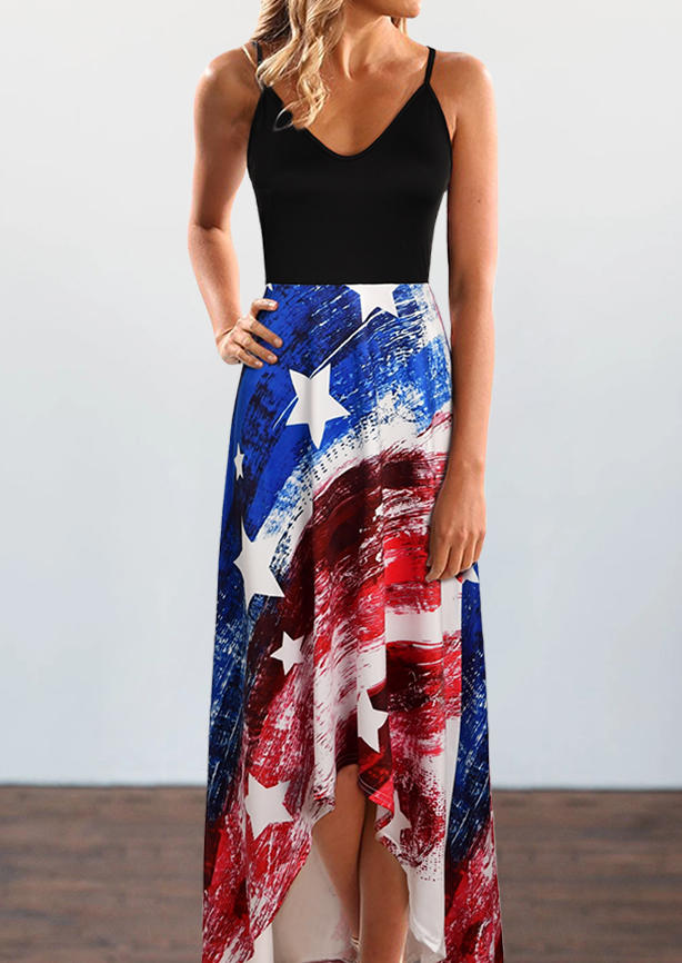 Maxi Dresses American Flag Star Criss-Cross Asymmetric Maxi Dress in Multicolor. Size
Maxi Dresses American Flag Star Criss-Cross Asymmetric Maxi Dress in Multicolor. Size
