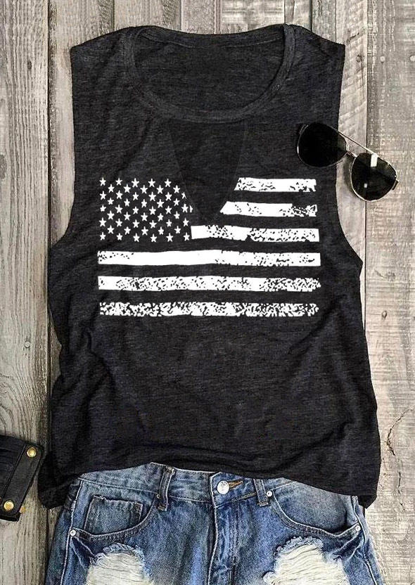 Tank Tops American Flag Star Striped Keyhole Neck Tank Top - Dark Grey in Gray. Size
Tank Tops American Flag Star Striped Keyhole Neck Tank Top - Dark Grey in Gray. Size