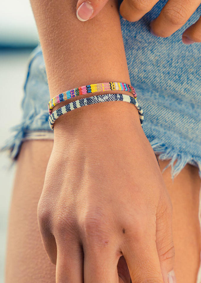 Bracelet 2Pcs Ethnic Style Adjustable Braided Bracelet Rope Set in Multicolor. Size
Bracelet 2Pcs Ethnic Style Adjustable Braided Bracelet Rope Set in Multicolor. Size