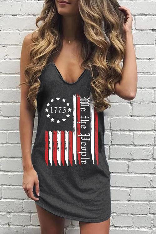 Mini Dresses American Flag 1776 We The People Sleeveless Mini Dress in Dark Grey. Size
Mini Dresses American Flag 1776 We The People Sleeveless Mini Dress in Dark Grey. Size