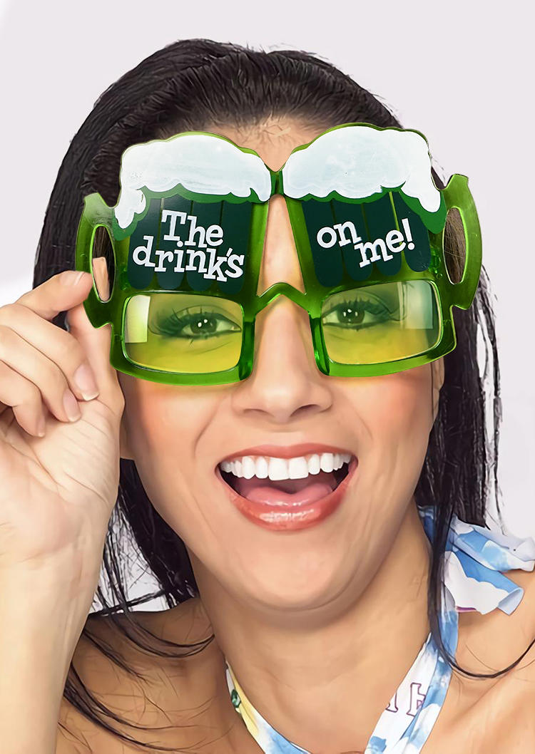 Sunglasses The Drink's On Me Beer Mug Hollow Out Funny Sunglasses in Green,Yellow. Size
Sunglasses The Drink's On Me Beer Mug Hollow Out Funny Sunglasses in Green,Yellow. Size
