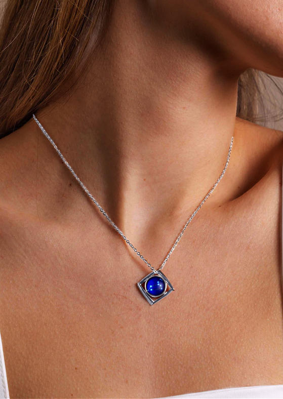 Necklaces The Stellar Sky Constellation Square Pendant Necklace in Pattern2. Size
Necklaces The Stellar Sky Constellation Square Pendant Necklace in Pattern2. Size