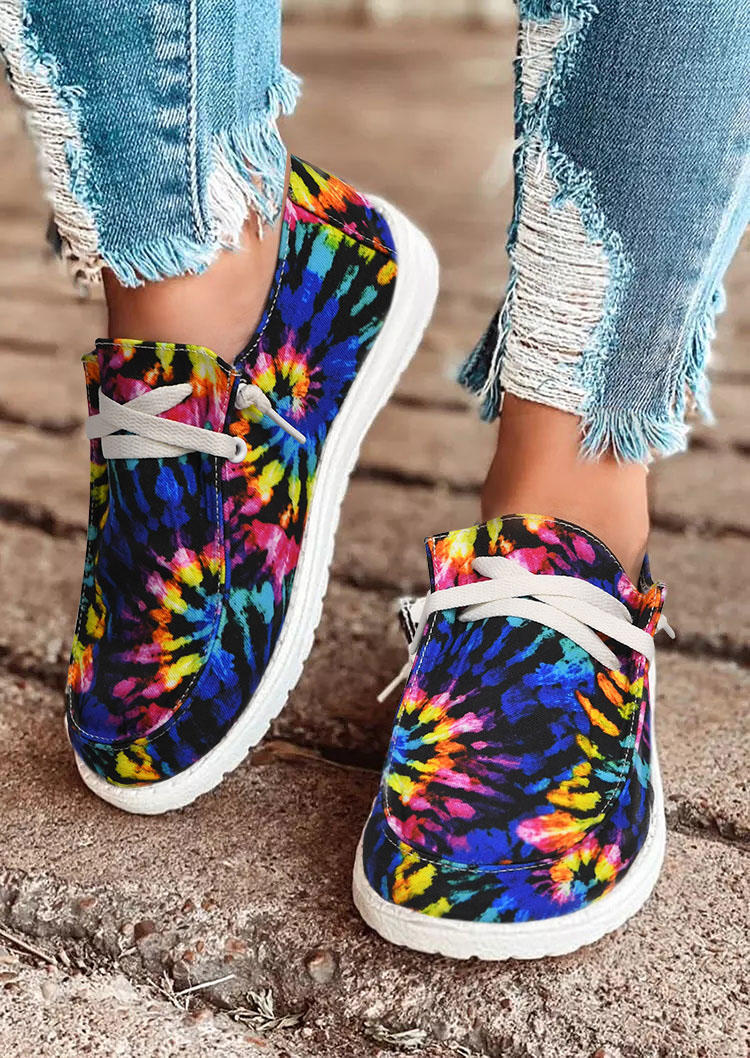 Sneakers Reverse Tie Dye Rainbow Slip On Flat Sneakers in Multicolor. Size: ,41
Sneakers Reverse Tie Dye Rainbow Slip On Flat Sneakers in Multicolor. Size: ,41
