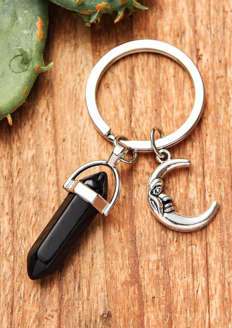 Keychains Sun Moon Natural Opal Stone Pendant Keychain in Black,Pink,White. Size
Keychains Sun Moon Natural Opal Stone Pendant Keychain in Black,Pink,White. Size