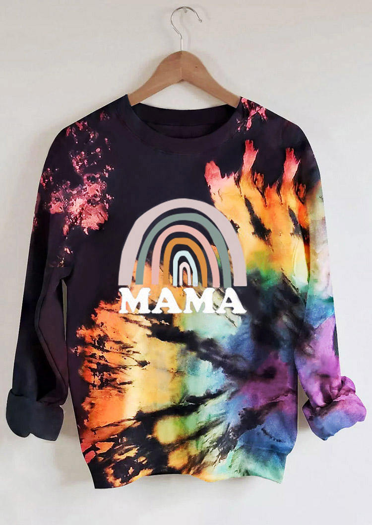 Sweatshirts Mama Reverse Tie Dye Rainbow O-Neck Sweatshirt in Multicolor. Size: ,M
Sweatshirts Mama Reverse Tie Dye Rainbow O-Neck Sweatshirt in Multicolor. Size: ,M