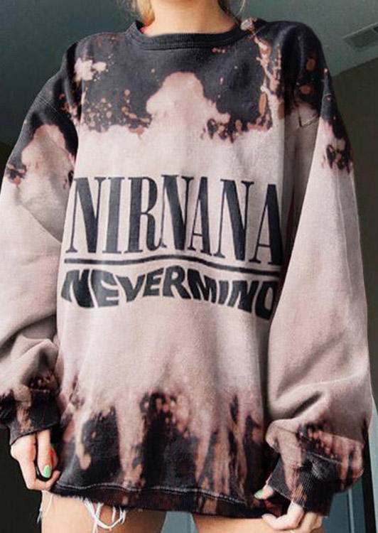Sweatshirts Nirnana Nevermind Tie Dye Sweatshirt in Light Coffee. Size: ,M,L,XL
Sweatshirts Nirnana Nevermind Tie Dye Sweatshirt in Light Coffee. Size: ,M,L,XL