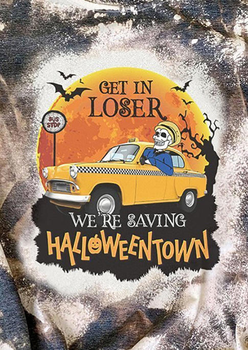 T-shirts Tees Get In Loser We're Saving Halloweentown Bleached T-Shirt Tee in Multicolor. Size: ,L
T-shirts Tees Get In Loser We're Saving Halloweentown Bleached T-Shirt Tee in Multicolor. Size: ,L