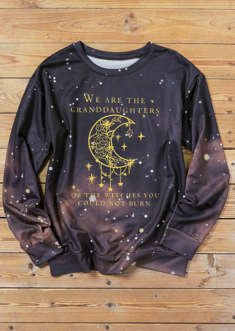 Sweatshirts We Are The Granddaughters Of The Witches Sweatshirt in Multicolor. Size
Sweatshirts We Are The Granddaughters Of The Witches Sweatshirt in Multicolor. Size
