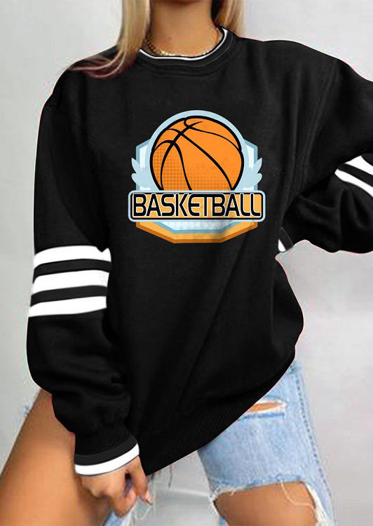 Sweatshirts Basketball Striped Long Sleeve Sweatshirt in Black. Size: ,M,L,XL
Sweatshirts Basketball Striped Long Sleeve Sweatshirt in Black. Size: ,M,L,XL