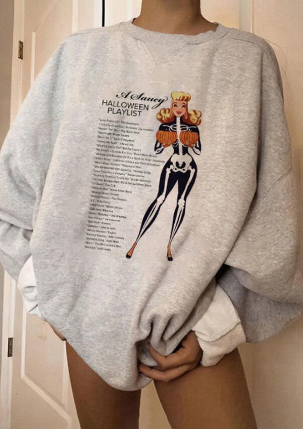 Sweatshirts Halloween Pumpkin Graphic Pullover Sweatshirt in Light Green. Size: ,M,L,XL
Sweatshirts Halloween Pumpkin Graphic Pullover Sweatshirt in Light Green. Size: ,M,L,XL