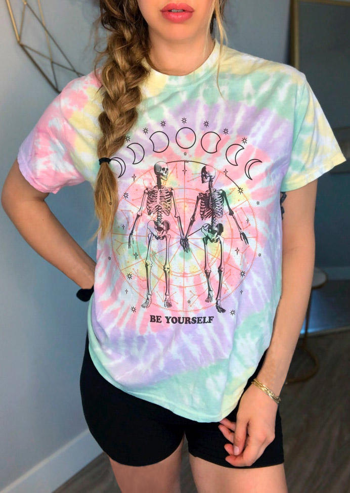 T-shirts Tees Halloween Skeleton Tie Dye T-Shirt Tee in Multicolor. Size: ,M,L,XL
T-shirts Tees Halloween Skeleton Tie Dye T-Shirt Tee in Multicolor. Size: ,M,L,XL