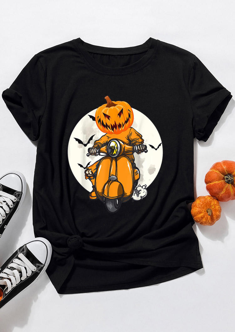 T-shirts Tees Halloween Scary Pumpkin Bat Motorcycle T-Shirt Tee in Black. Size: ,M,L,XL
T-shirts Tees Halloween Scary Pumpkin Bat Motorcycle T-Shirt Tee in Black. Size: ,M,L,XL